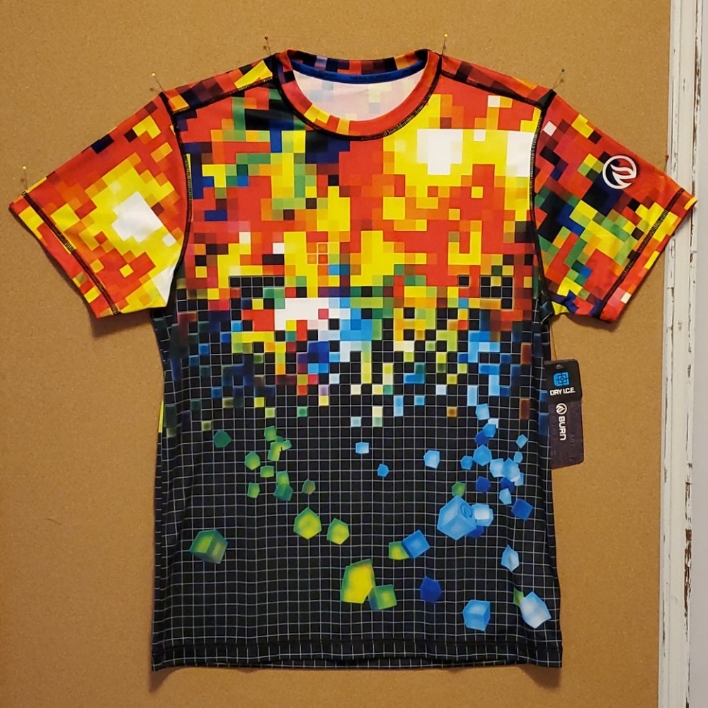 INKnBURN Men's Pixel Tech shirt